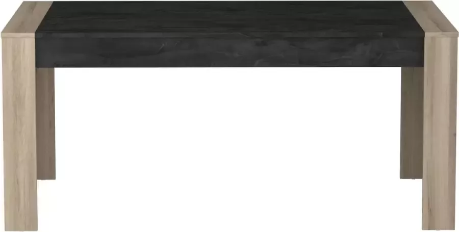 CBA EMOB Eettafel Shane 170 x 90 cm-Kronberg eik Sidewalk zwart Kantoortafels Zwart Melamine; Spaanplaat Kantoortafels Op voorraad - Foto 2