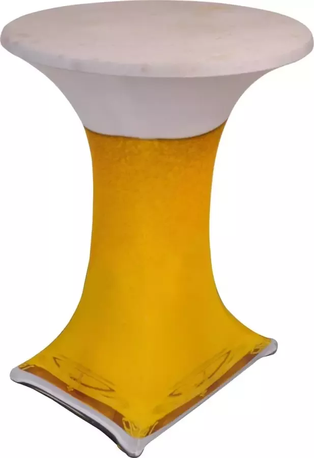 Dena Statafelhoes Hospitality Stretch Design D2 Ø80-85cm Print Bierglas(00091)