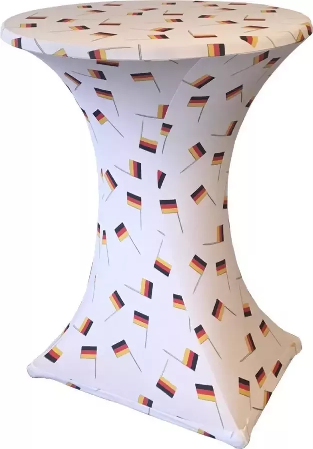 Dena Textile productions Statafelhoes Design Print Duitse vlag(00230) Stretch Ø80-85cm