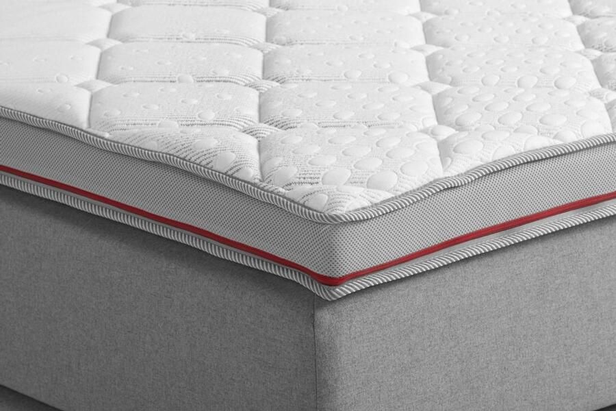 Densi Topper 120x200 Topmatras Topdekmatras- 8cm dik HR Koudschuim traagschuim Afritsbaar en wasbaar CertiPUR Gecertificeerd Medium Hardheid Matrastopper