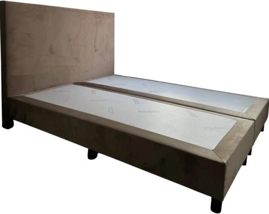 DER Bedding Losse Boxspring OP MAAT met opbergruimte zonder matras en hoofdbord 150x200 (Ook verkrijgbaar inclusief hoofdbord en matras) + (Verkrijgbaar in Zwart Antraciet Licht Grijs en Beige) - Foto 2