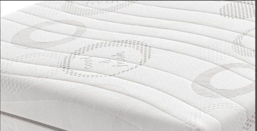 DER Bedding Topdekmatras Topper Comfortschuim SG40 Cool & Fresh Op Maat 165x170 8 cm