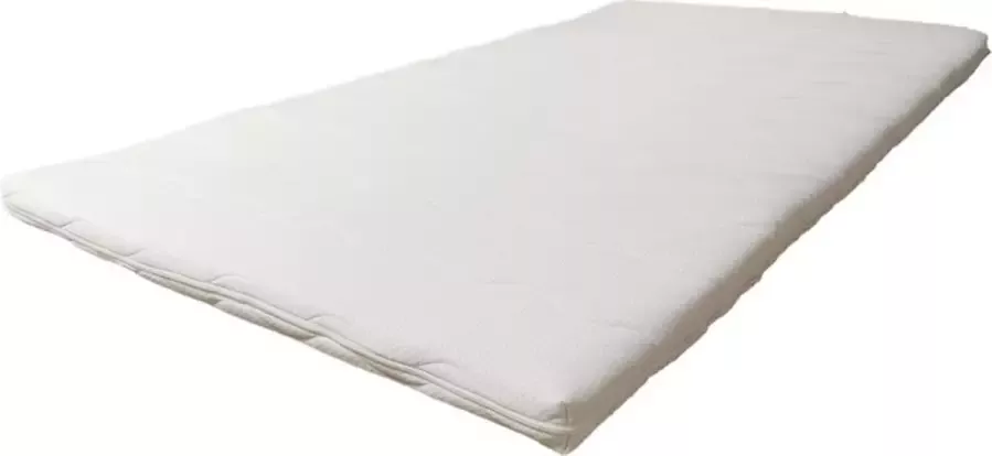 DER Bedding Topdekmatras Topper Koudschuim HR50 Op Maat 125x165 8 cm