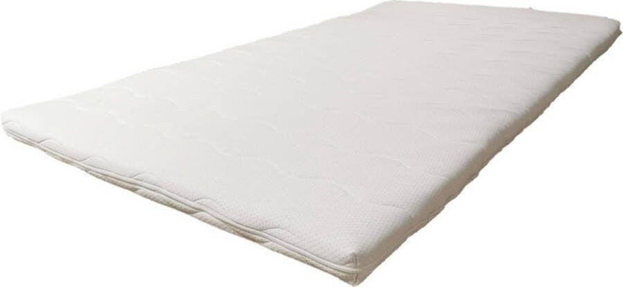 DER Bedding Topdekmatras Topper Koudschuim HR50 Op Maat 70x200 8 cm