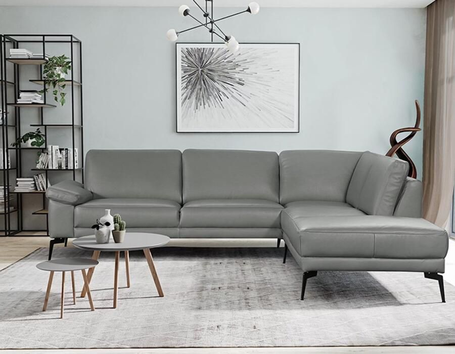 Deseo Spring Corner Sofa Dollaro Steel