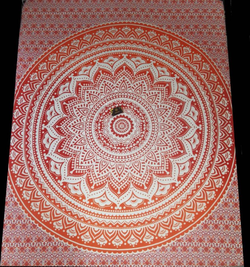 IbizaVibes doek laken Strandlaken bedovertrek schaduwdoek muur decoratie tafellaken picknickkleed tafel kleed bankkleed mandala wit zilver 240 x 210 cm hydrofiel katoen wasbaar in machine XXL laken XXL Doek