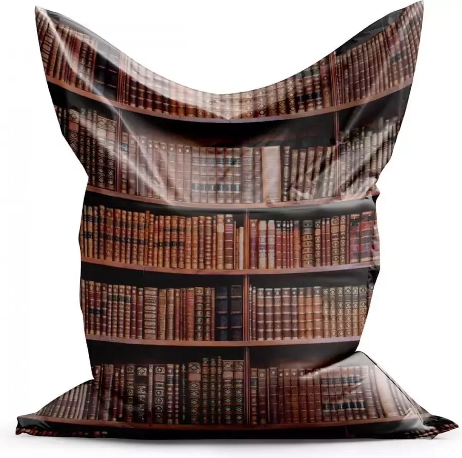 Design Zitzak Boekenplank Small Bruin