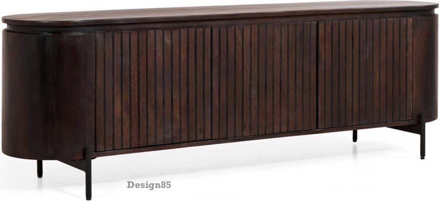 Design85 Mokka industrieel tv meubel 175 cm breed