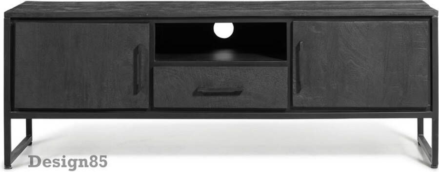Design85 TV meubel zwart Liam 140 cm