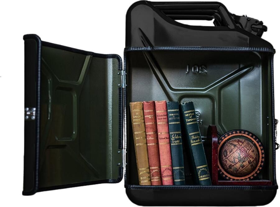 Designed by Man Jerrycan Pakket Zwart 20L Handige Opslagoplossing met Stijl Uniek Meubelstuk voor Thuisgebruik Duurzaam en - Foto 3