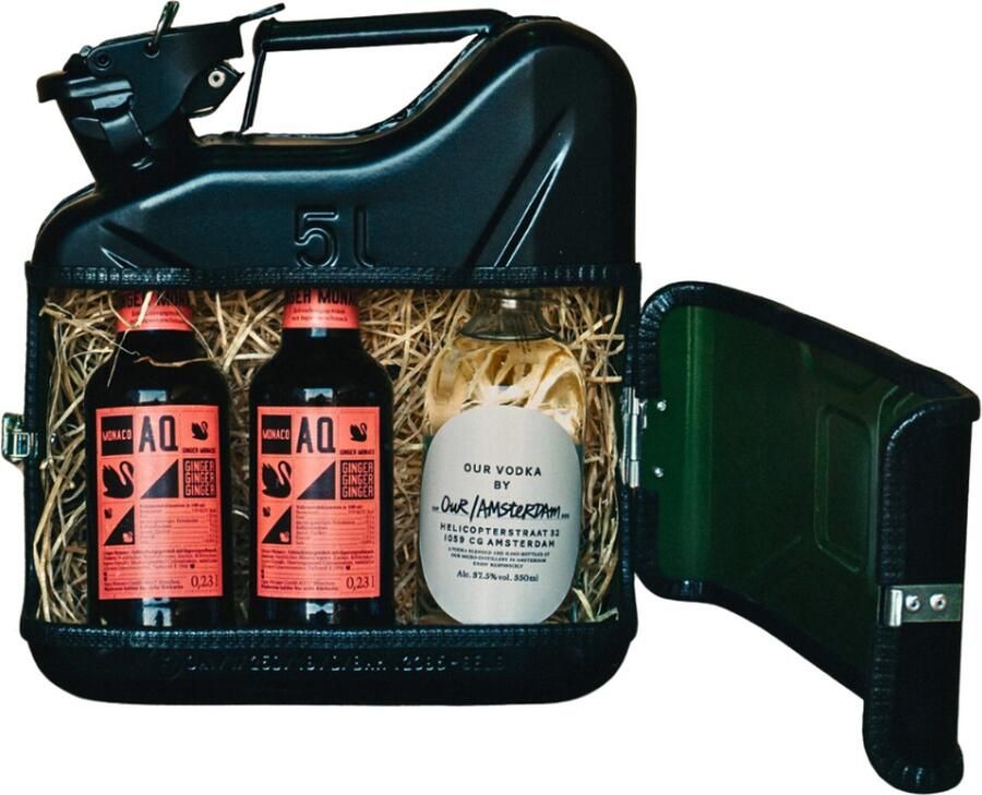 Designed by Man Jerrycan Pakket Groen 20L Handige Opslagoplossing met Stijl Uniek Meubelstuk voor Thuisgebruik Duurzaam en - Foto 3