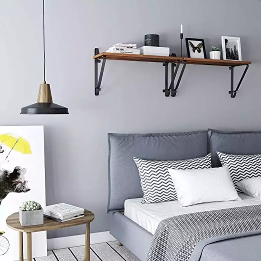 DesignMeubelsNL Industriële set 2 wand schappen