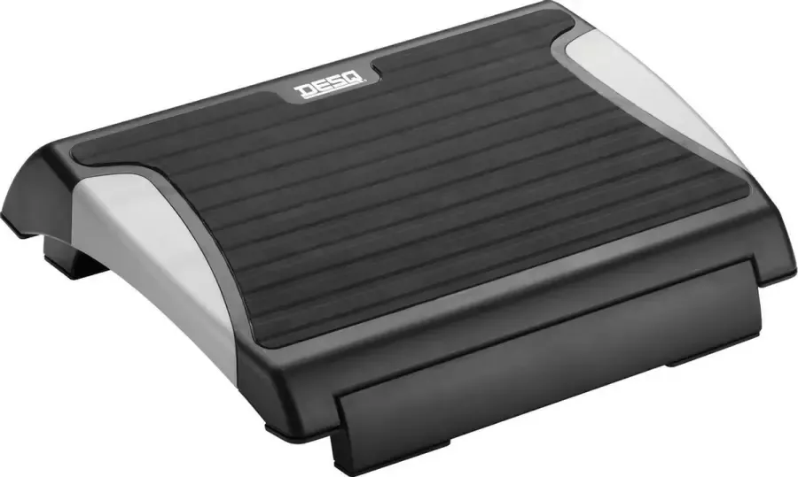 Desq 60072 Voetensteun Voetenbankje Verstelbare voetensteun voor onder bureau Ergonomische voetensteun Kantelbaar in meerdere standen Ergonomisch verantwoorde werkhouding - Foto 2