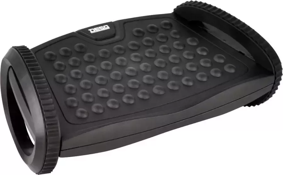 Desq Voetensteun-schommel 60080 2 hoogte Standen Noppen oppervlak Zwart - Foto 2