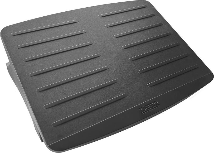 Desq 60071 Voetensteun Hoogte 90 mm Groot platform Traploos Kantelbaar 0-20° Dutch Design Model 2024 Zwart