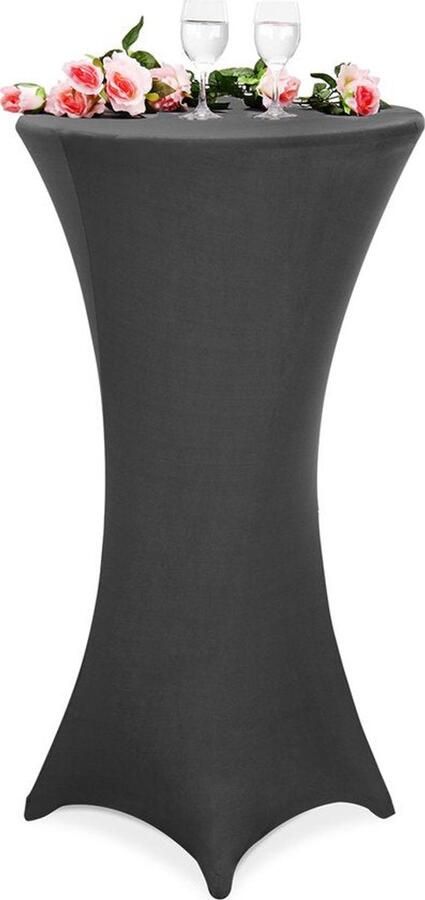 Detex Statafel tafelhoes antraciet Ø80cm