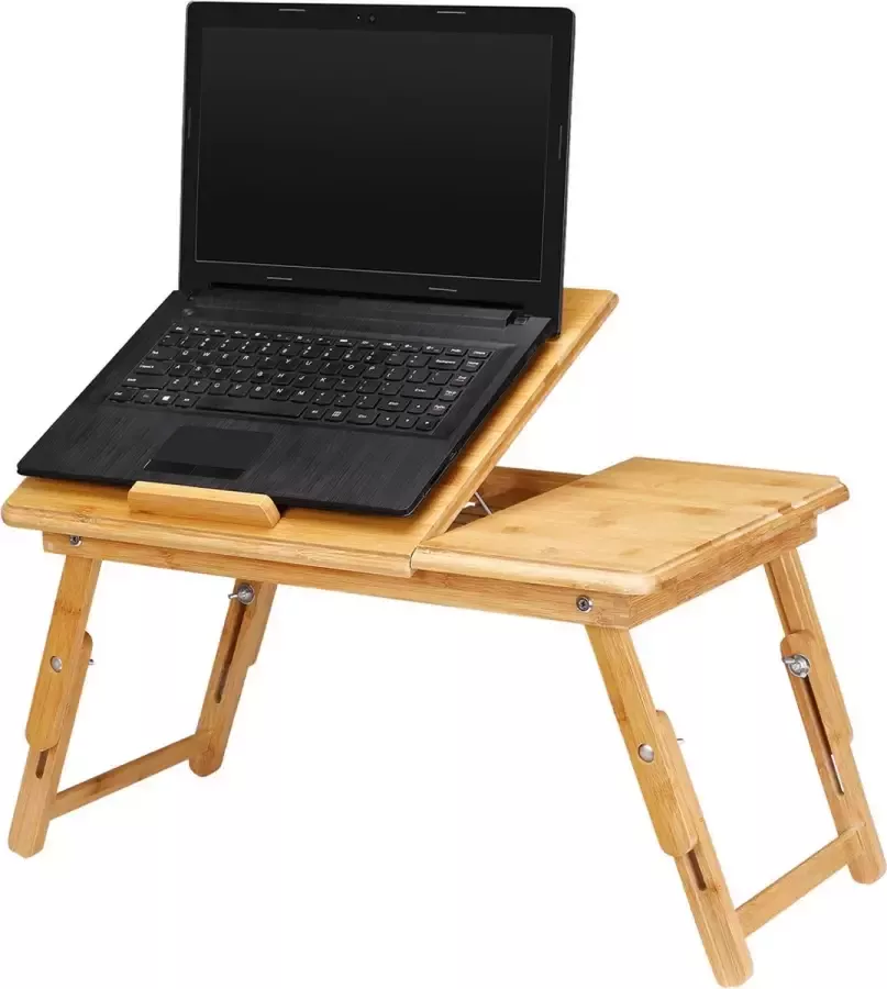 Deubois Laptoptafel Opklapbaar bamboe bedtafel