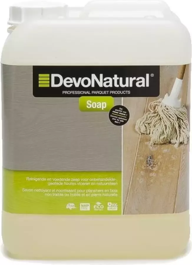DevoNatural Soap voor houten vloeren 5 liter