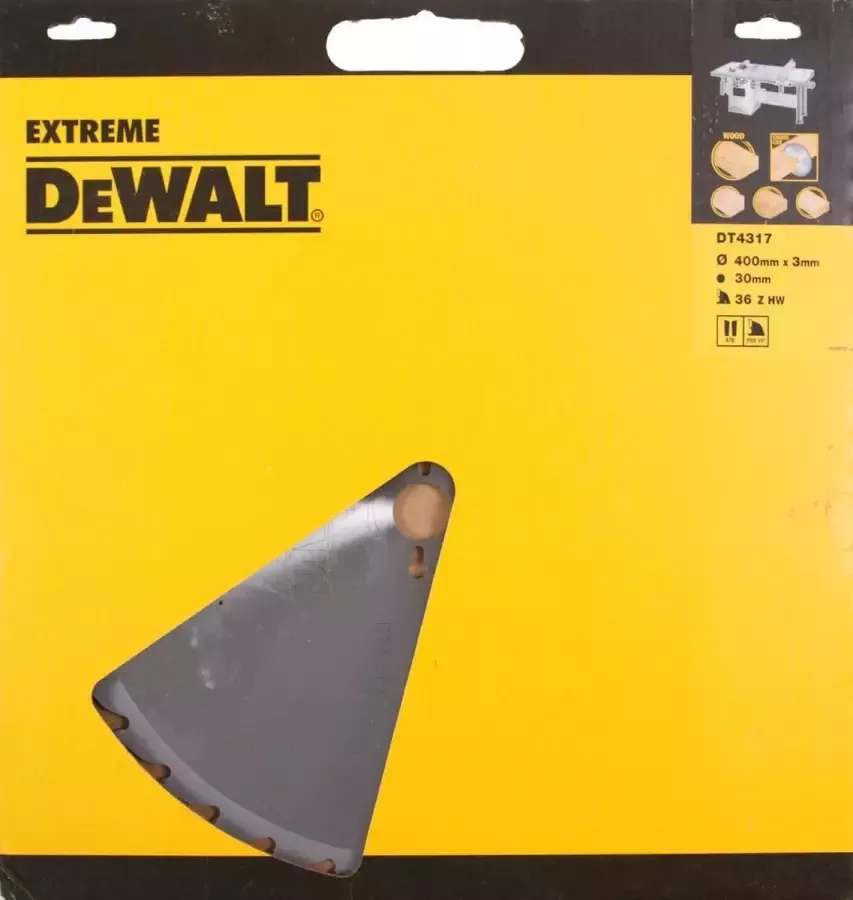DeWalt Cirkelzaagblad voor Hout Extreme Ø 400mm Asgat 30mm 36T DT4317-QZ