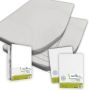 Dexitex Textielpakket Frans bed 1 molton met 2 hoeslakens rechts 2 x Wit - Thumbnail 1