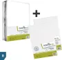 Dexitex Textielpakket Frans bed 1 molton met 2 hoeslakens rechts 2 x Wit - Thumbnail 4