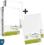 Dexitex Textielpakket Frans bed 2 x WIT Molton 2 x WIT Hoeslakens RECHTS geschikt voor Caravan of Camper - Thumbnail 2