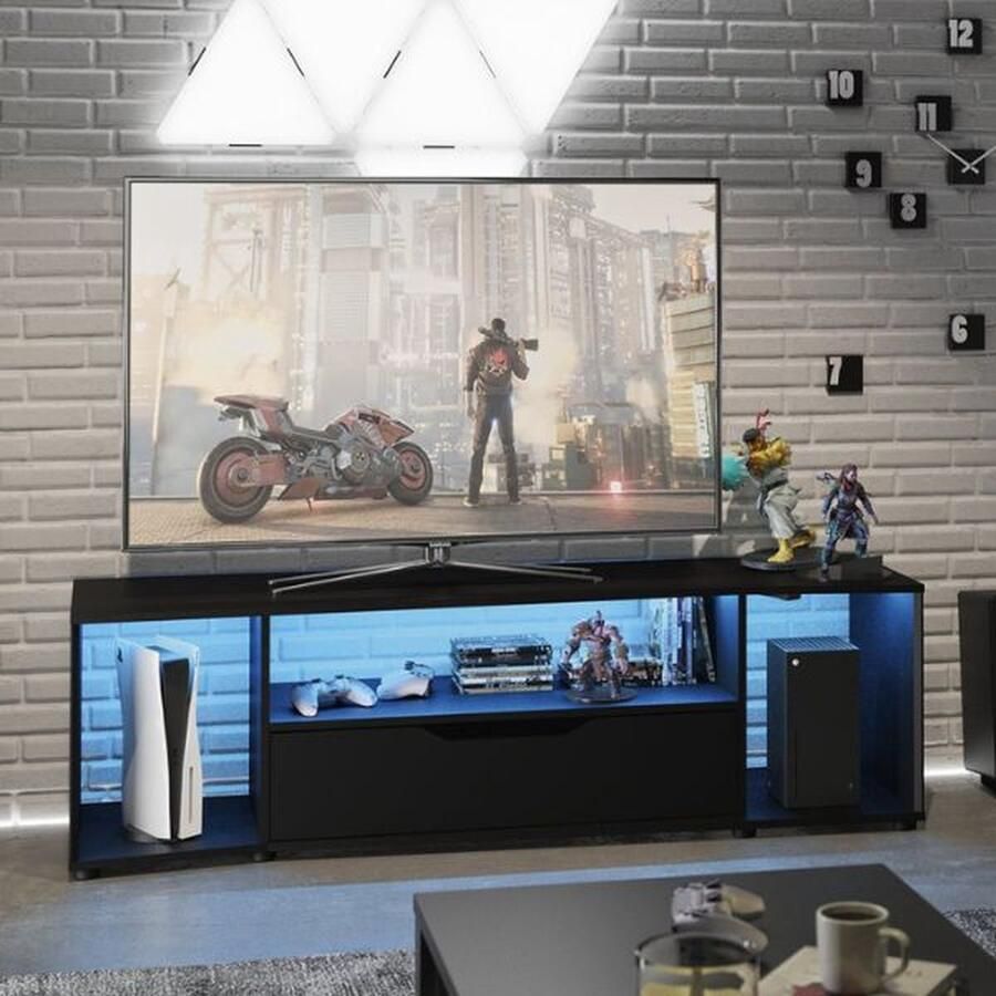 Diagone TV Meubel tv-meubel Hack x 45 x 48 Zwart 163cm Zwart
