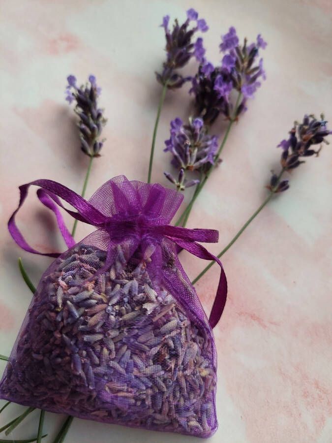 Diamond-Heart Lavendelzakjes gevuld met Provençaalse Lavendel Geurzakjes lavendel Kledingkast geurzakje