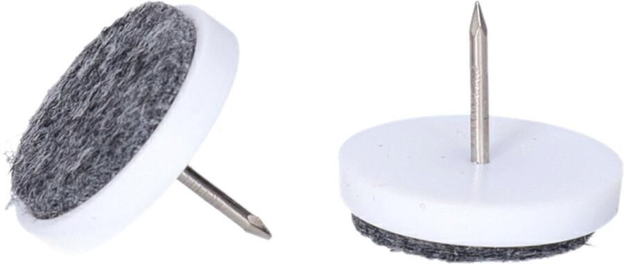 DID meubelviltjes set van 32x stuks voor stoelpoten grijs meubelbeschermers