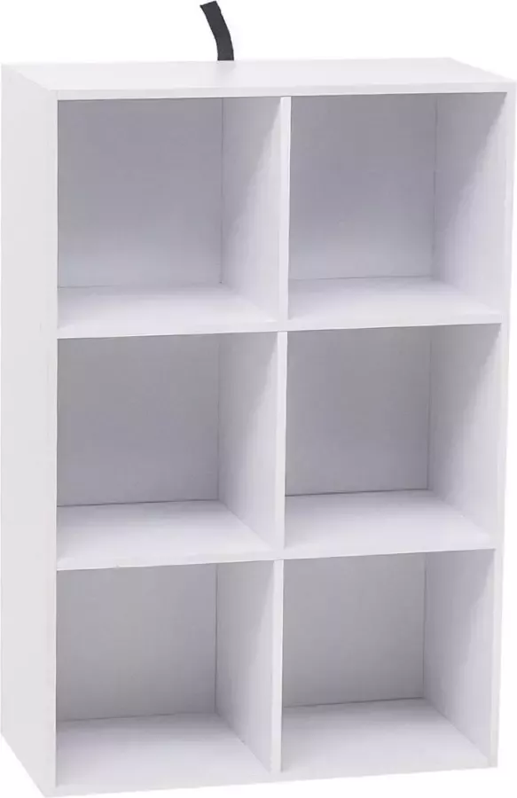 Diferza™ Boekenplank Boekenkast Gemaakt Van MDF Wit 60x30x89cm