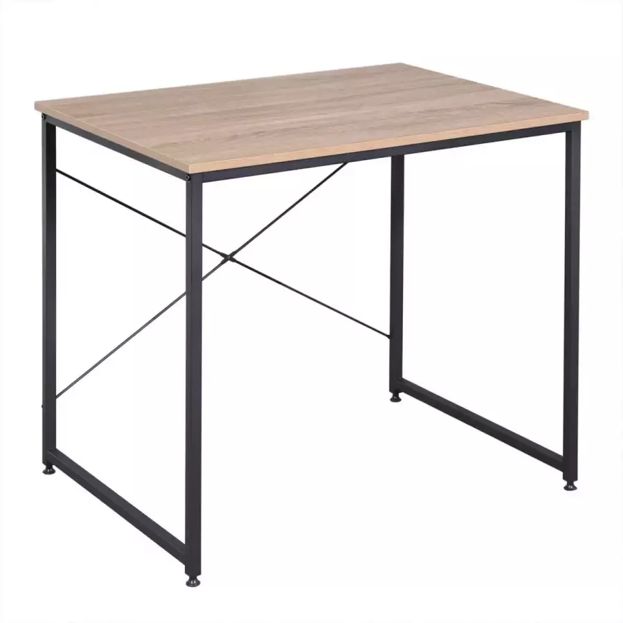 Diferza™ Bureau Industrieel Compact 80 x 60 x 70 cm Kantoor Tafel In Desktop Design