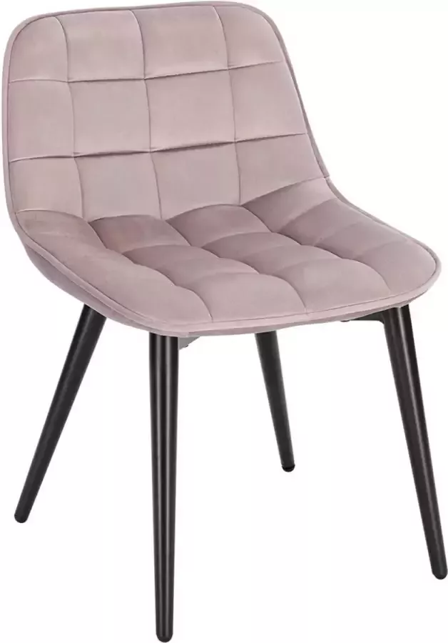 Diferza™ Kinderstoel Gemaakt Van Fluweel Ergonomisch Zithoogte 35cm Roze