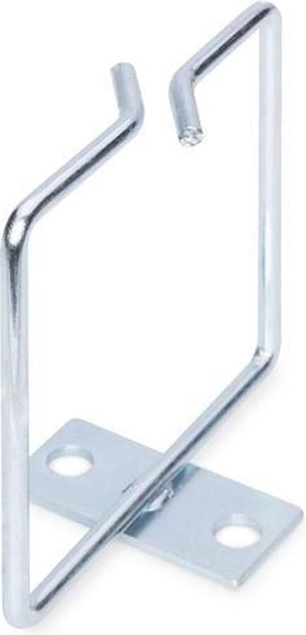 Digitus Kabelgeleiderbeugel staal 80 x 80 mm 1 stuk montage in het midden opening aan de voorkant Kabelmanagement