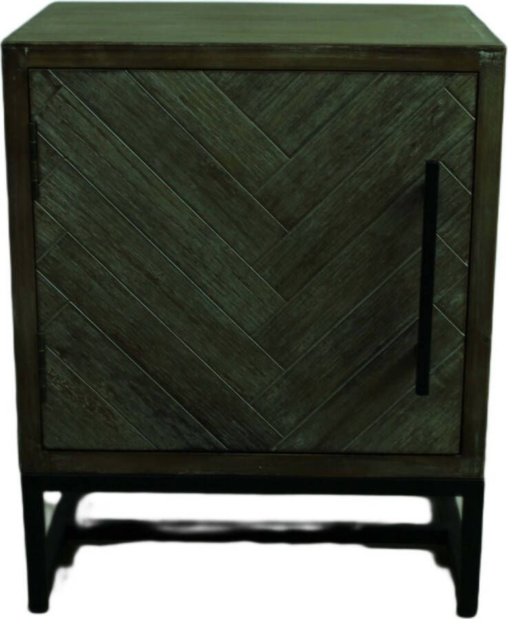 Dijk Natural Collections DKNC Kast Harawa Dennenhout 38x28x48cm Groen FSC