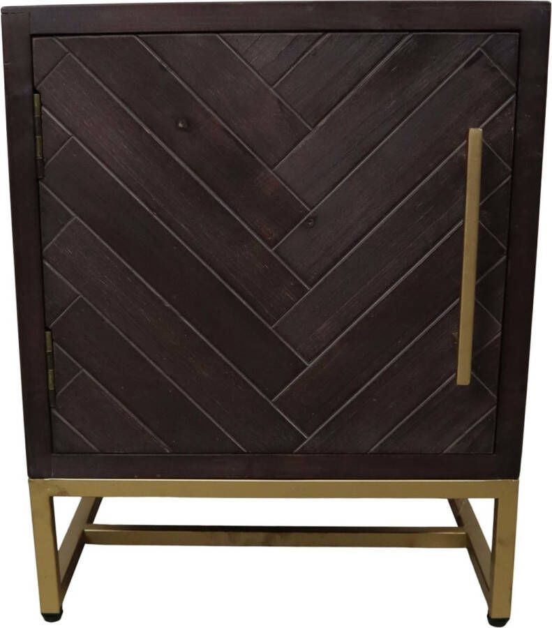 Dijk Natural Collections DKNC Kast Noah Denenhout 38x28x48cm Bruin FSC
