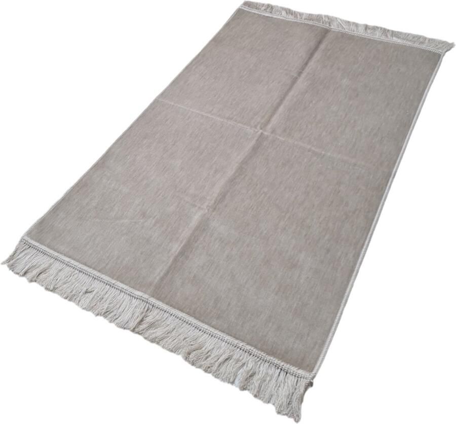 Dilara Gebedskleed Velvet Beige Prayer Mat Velvet Beige