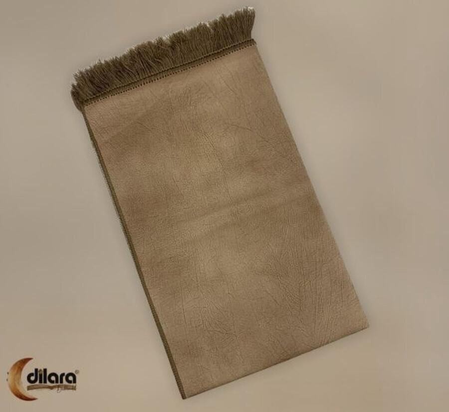 Dilara Leren Motief Gebedskleed Bruin