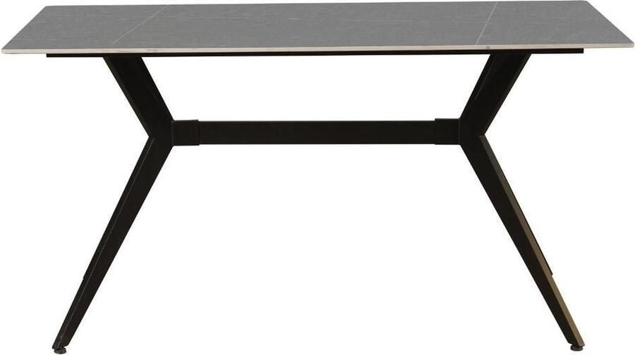 Dimehouse Eettafel Grace marmerlook grijs 150 x 80 x 76 cm 150 x 80 x 76 cm Marmer Scandinavisch & Basic Rechthoek