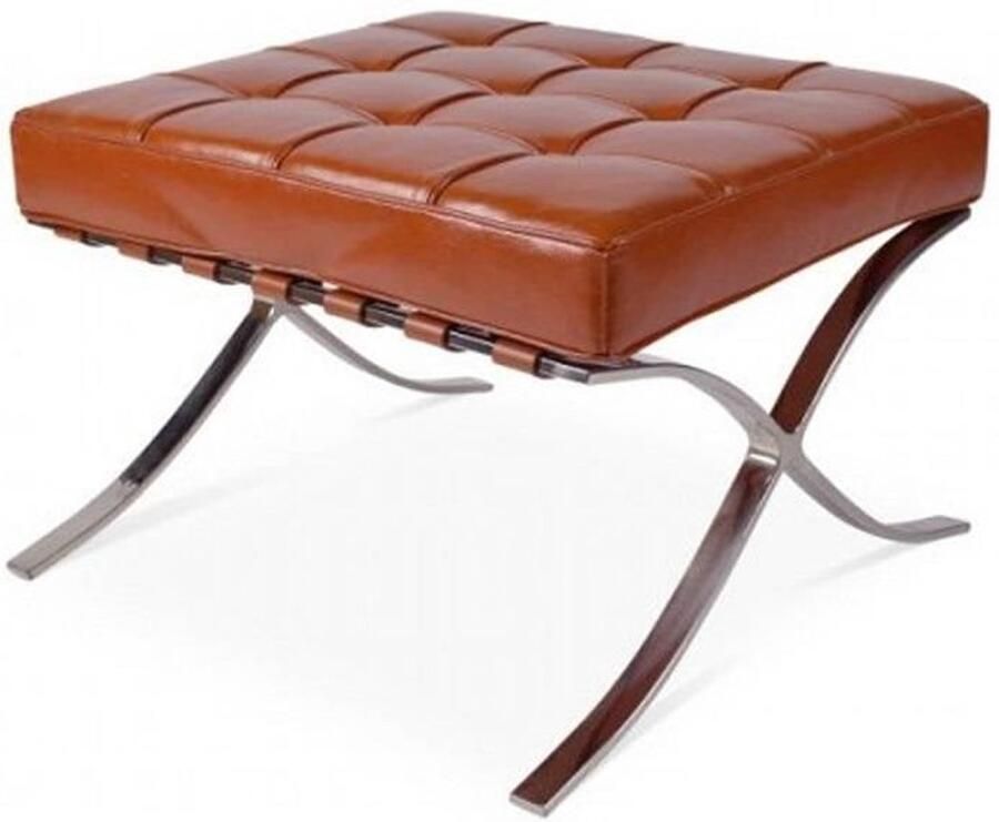 Dimehouse Hocker Expo Premium Leer Rood