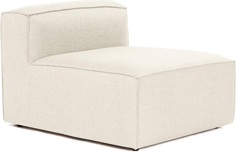 Dimehouse Lounge Element modulaire bank Fora ecru Linnen Modern 83 x 66 x 105 cm