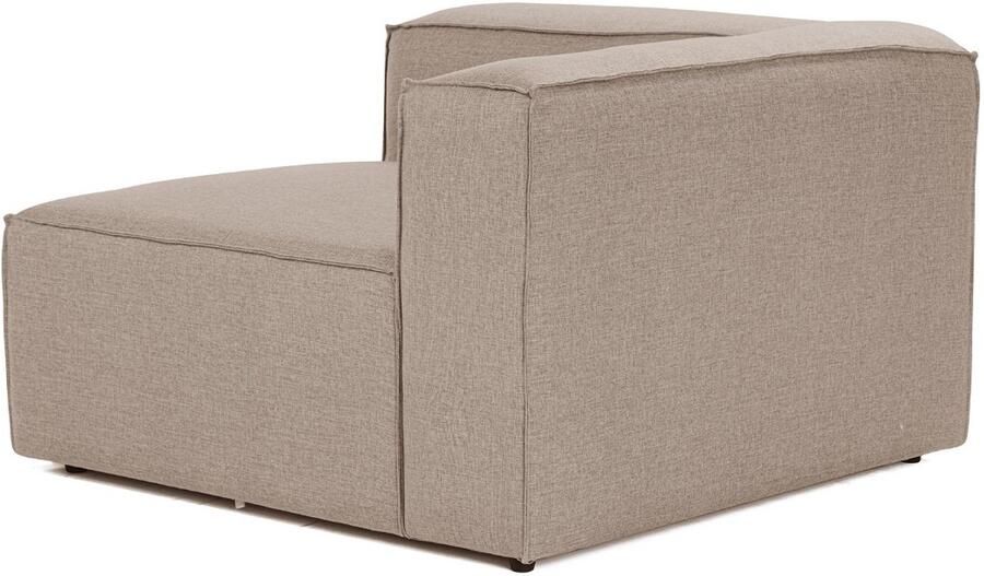 Dimehouse Lounge Hoek element links modulaire bank Fora bruin Linnen Modern 107 x 66 x 105 cm
