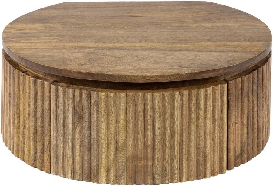 Dimehouse Mango nachtkastje rond 1 lade zand