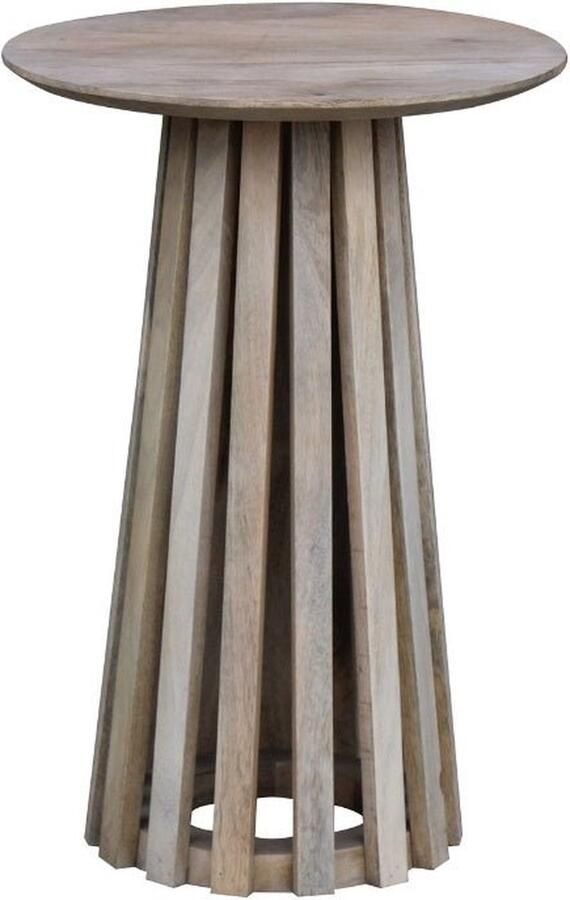 Dimehouse Salontafel Rory Eiken 40 x 40 x 58 cm 40 x 40 x 58 cm Hout Industrieel Rond