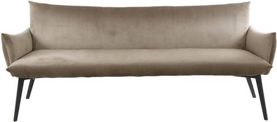 Dimehouse Eetkamerbank Renny Champagne 200 x 65 x 82 cm Velvet Modern 200 x 65 x 82 cm