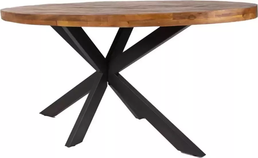 Dimehouse Industriële Eettafel Lennon Spinpoot 220 cm