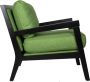 Dimehouse Industriële fauteuil Morris stof groen - Thumbnail 2