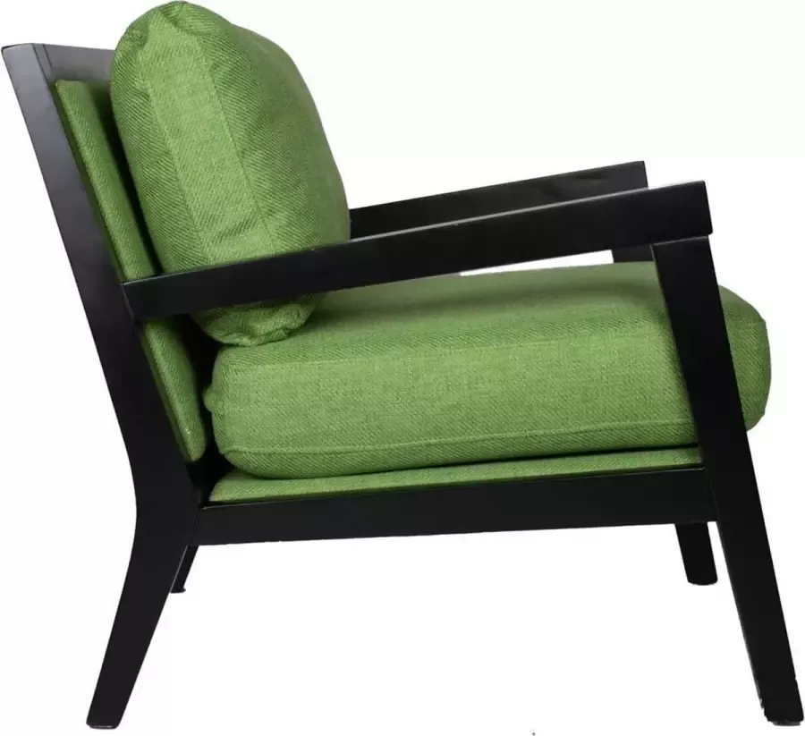 Dimehouse Industriële fauteuil Morris stof groen - Foto 2