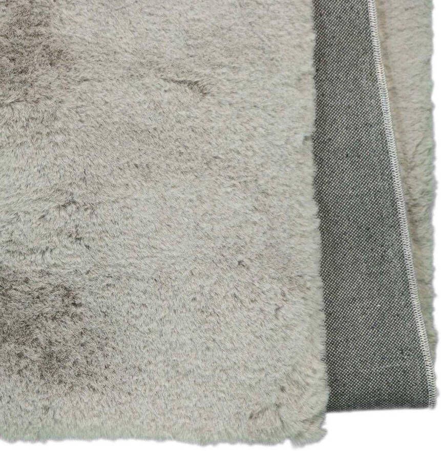 Dinarsu Hoogpolig Vloerkleed Shaggy Supersoft Grijs-80 x 150 cm