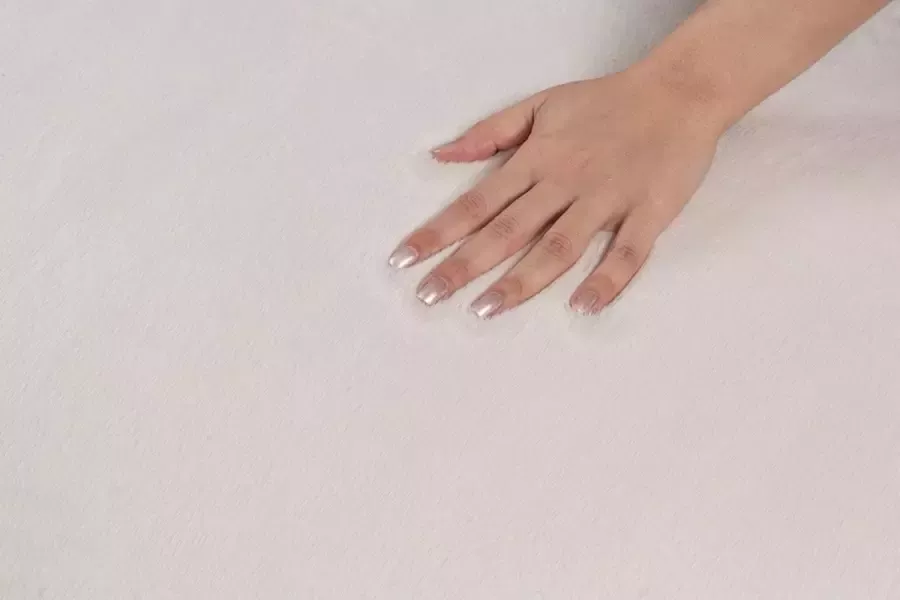 Karpet24 Superzacht Laagpolig Vloerkleed met bontlook Beige-Ø 117 cm rond - Foto 2