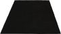 Merinos Laagpolig Vloerkleed Montana effen Zwart-120 x 170 cm - Thumbnail 2